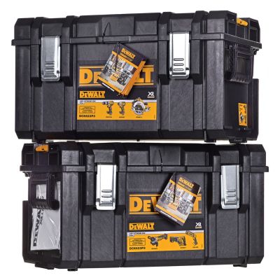 39. DEWALT DCK623P3-QW Elektrowerkzeug-Kombinationsset (DCF887+DCS367+DCG405+DCS570+DCD796+DCL050)