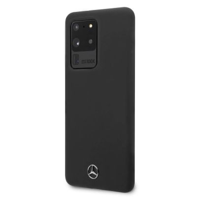 2. Mercedes MEHCS69SILSB S20 Ultra G988 hard case czarny/black Silicone Line