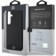 8. Mercedes Leather Textured & Plain MagSafe-Hülle für Samsung Galaxy S24+ – Schwarz