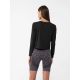 2. Schnelltrocknendes, schlankes 4F-Trainings-Longsleeve für Damen