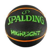 Spalding Highlight Basketball schwarz-grün-orange 84354Z