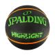 Spalding Highlight Basketball schwarz-grün-orange 84354Z