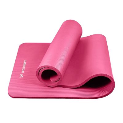 2. Wozinsky WNSP-15R Gymnastikmatte 183 x 61 x 1,5 cm Dicke Gymnastikmatte für Yoga und Fitness - Rosa