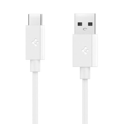 Spigen EB6010AC USB-A / USB-C 60W Kabel 100 cm - Weiß
