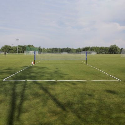 9. Yakimasport Fußball-Volleyball-Klebeband, Linien zur Markierung des Spielfelds 100756, Weiß