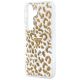 6. Guess IML Leopard Print Dreieckige MagSafe Hülle für Samsung Galaxy S26 - Braun