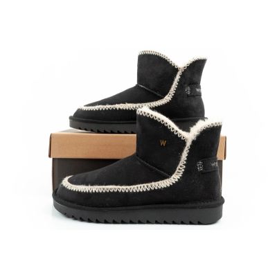 19. Wrangler Elsa Winterstiefel Stiefeletten isoliert bequem modisch Schwarz