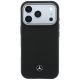 3. Mercedes Leder-Halbhülle in Holzoptik mit MagSafe-Funktion für iPhone 17 Pro Max – Schwarz