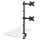 5. MACLEAN Monitorhalterung, max. VESA 100 x 100, 13–27", 9 kg, Doppelhalterung MC-967