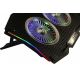 3. INCA Notebook-Kühler 2x 115x15mm Feuerzeug/RGB/1200RPM/2xUSB Einzelhandel