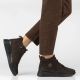 6. Damen-Ankle-Boots aus Wildleder mit dunkelbraunem Plateau, Filippo DBT4215