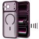 2. Tech-Protect MagPrime MagSafe CC Hülle für iPhone 18 Pro Max / 17 Pro Max – Burgunderrot