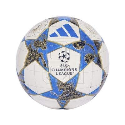 adidas UCL Mini 25/26 League Stage Fußball Weiß, Blau und Gold JP1544
