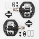 13. Rockbros M108 Nylon Half-Lock Doppelseitige Fahrradpedale - Schwarz