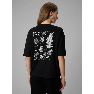 2. Damen-T-Shirt mit Aufdruck, regulär, Größe 4F 4FRSS26TTSHF3704-20S