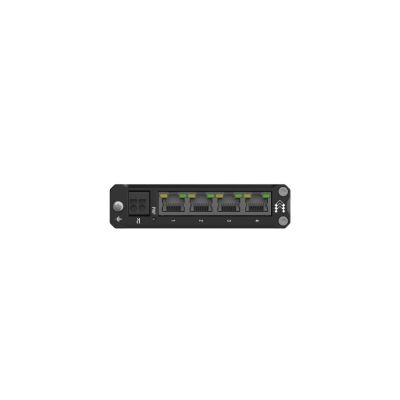 6. Teltonika TSW304 Gigabit-Ethernet (10/100/1000) Netzwerkadapter mit PoE-Unterstützung, Schwarz