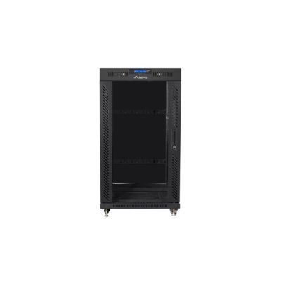 4. Lanberg FF01-6822-12BL 22U Rack, freistehend, schwarz