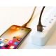 15. Baseus Yiven USB / Lightning Ladekabel Datenkabel Textilkabel Gewebekabel 1,8M schwarz (CALYW-A01)