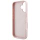7. Guess Grained Roses Big 4G Logo iPhone 16 Hülle - Rosa