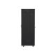 5. LANBERG Standschrank 19" 42U 600X800 Glastür LCD Schwarz FF01-6842-12BL (Flachverpackung)