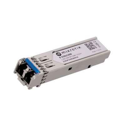 6. Mikrotik S-31DLC20D 1,25G Dual LC UPC SM 20km SFP Insert