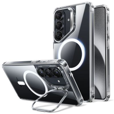 ESR Classic Hybrid Kickstand MagSafe Hülle für Samsung Galaxy S26+ - Transparent