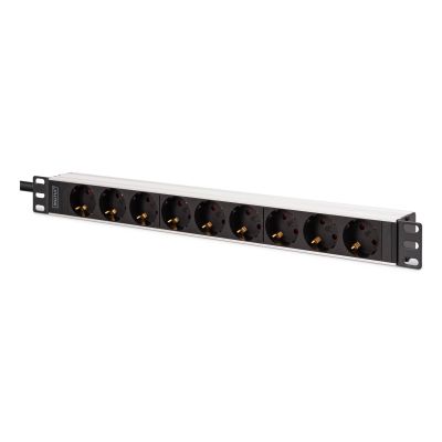 5. Digitus DN-95440 PDU 9-fach Steckdose 1HE Schwarz, Silber