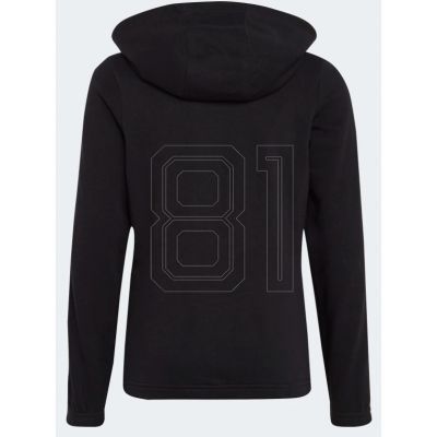 2. adidas Essentials 3-Streifen-Kapuzenpullover mit durchgehendem Reißverschluss Jr IC3634