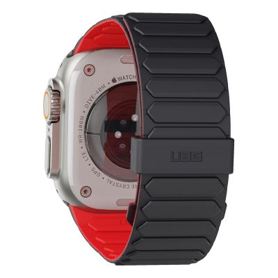 8. UAG Pathfinder – beidseitig tragbares Silikon-Magnetarmband für Apple Watch Series 4–6 & SE 1–3, 44 mm / Series 7–9, 45 mm / Series 10–11, 46 mm / Ultra 1–3, 49 mm (Ash/Lava)