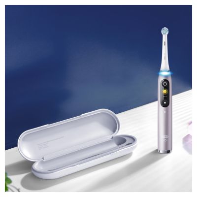 62. Oral-B iO Series 9 Zahnbürste mit Rosenquarz-Finish