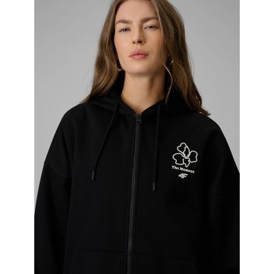4. Lockerer Damen-Sweatshirt mit Kapuze 4F 4FRSS26TSWSF2838-20S