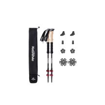 Carbon rote Stöcke NATUREHIKE nh20ds003-red