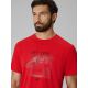 4. Herren-T-Shirt mit Aufdruck, regulär, Größe 4F 4FRSS26TTSHM4039-62S