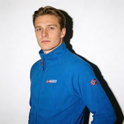 7. Geographical Norway Tug FZ DB 224 M Sweatshirt WX2974H/GN-Royal Blue