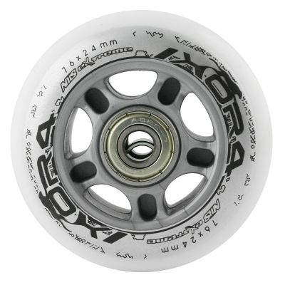 11. PU 76x24 82A WEISS (4 Stk.) + ABEC-7 (8 Stk.) NILS EXTREME SET