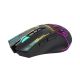 4. Wozinsky WMGB-3200 Kabellose optische Gaming-Maus mit integriertem Akku, 3200 DPI und RGB-Beleuchtung – Schwarz