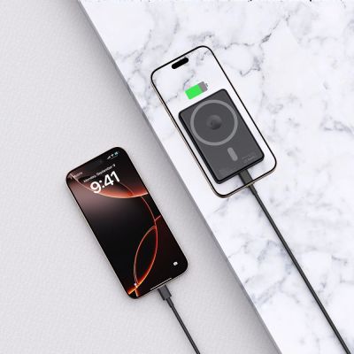6. Powerbank Tech-Protect PB33 LifeMag MagSafe 5000mAH - schwarz