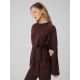 4. Damen-Sweatshirt mit Bindebändern und Modal 4F 4FRSS26TSWSF2784-80S