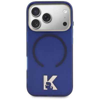 3. Karl Lagerfeld IML K Head Logo MagSafe Hülle für iPhone 17 Pro - Blau