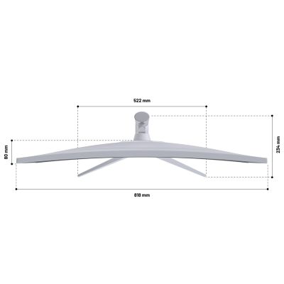 8. JAPANNEXT Curved Monitor 86,4 cm JN-IPS340UWQHD60C-C65W-HS-W