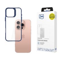 3mk Satin Armor Case+ Blau für Apple iPhone 16 Pro - transparent