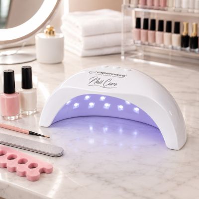 13. ESPERANZA UV-LED-Nagellampe Agate 36W EBN010
