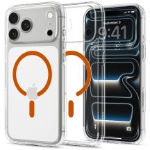 Spigen Ultra Hybrid MagSafe Hülle für iPhone 18 Pro / 17 Pro – Transparentes Orange