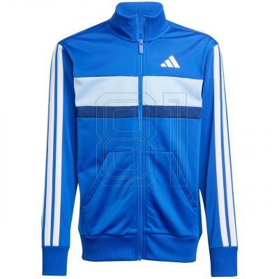 10. adidas Seasonal Essentials Tiberio 3-Stripes Jr JC7518 tracksuit