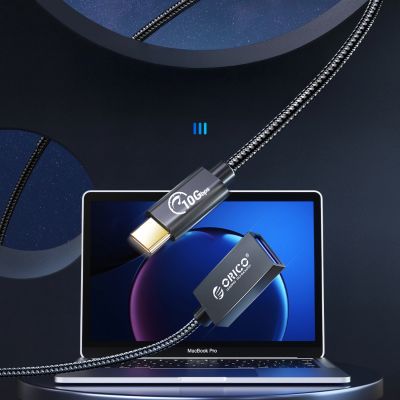 6. Orico CAF31 USB-C - USB-A 3.1 Gen 2 10 Gbit/s 30 cm OTG-Adapter - schwarz