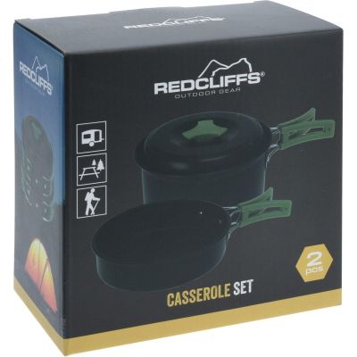 10. REDCLIFFS 2er-Pack Reise-Set Topf Bratpfanne