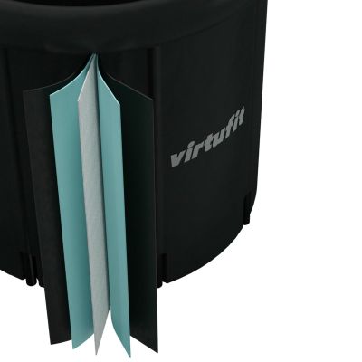 55. VIRTUFIT EISBAD XXL - 375 LITER - ANTHRAZIT - MIT ZUBEHÖR