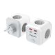 2. Wozinsky WKZ-4B Power Cube 3x AC 2x USB-A 2x USB-C PD 20 W 4000 W - Weiß