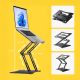 10. Wozinsky WRS-CPY75DSB Laptop- und Tablet-Ständer aus Aluminium + gratis Smartphone-Ständer – Schwarz