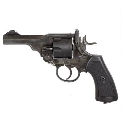 11. WEBLEY MKVI .455 Polizeirevolver, Kal. 5,5 mm, Diabolo, 6-Schuss-Patronen, 4"-Lauf, CO2 Battlefield Ekp do17J